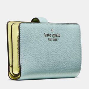 Kate Spade Medium Bi-Fold Wallet in Aventurine